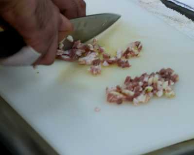ARC Culinary Arts Cutting the Bacon - DSC4348