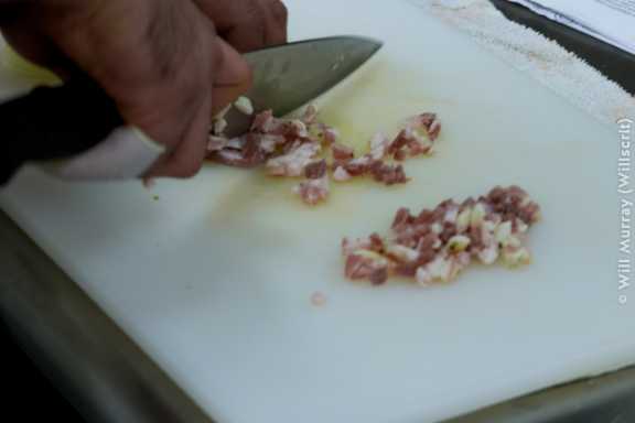 ARC Culinary Arts Cutting the Bacon - DSC4348