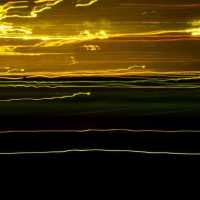 Abstract Light Trails: I-80 Gold (DSC0357)