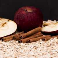 Still Life Apples Cinnamon and Oats - DSC4306