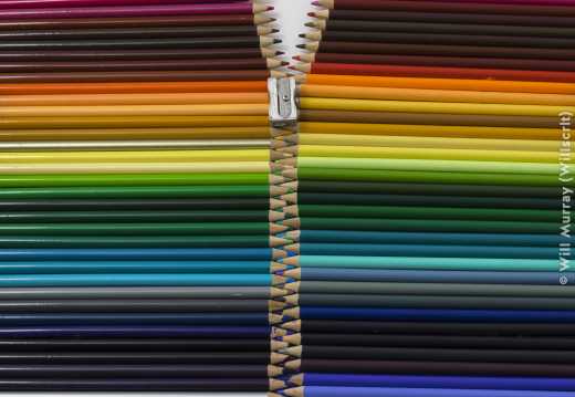 Still Life Colored Pencils Zipper - DSC4249