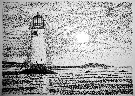 Lighthouse in Wales